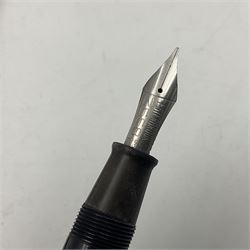 Collection of ball point and fountain pens, to include Burnham no 44, Ester Brook, Miles Martin etc  