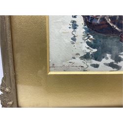 Frank Henry Mason (Staithes Group 1875-1965): 'Venice - Study from Nature', watercolour signed, titled verso 22cm x 15cm