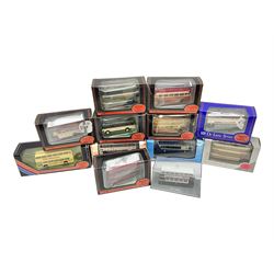 Twelve modern die-cast scale models of coaches and buses, to include nine Exclusive First Edition models; all in original boxes or perspex display cases 