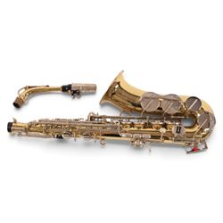 Boosey & Hawkes B&H 400 alto saxophone, serial no. 315050, in hard carry case