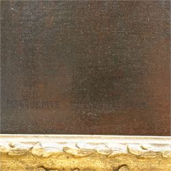 Marguerite Diericke (19th century) after Rembrandt van Rijn (Dutch 1606-1669): Quarter-Length Portrait of of 'Saskia van Uylenburgh' (1612–1642) the Artist's Wife, oil on canvas signed and dated 1885, 63cm x 47cm