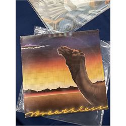 Camel vinyl LPs including 'Moonmadness', 'Mirage', 'Rain Dances', 'I Can See Your House From Here', 'Breathless', 'Nude' etc (10)