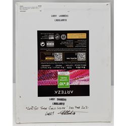 Larry Chambers (Northern British 1949-): 'Let’s Get These Girls Inside', oil on board signed, titled verso 25cm x 20cm (unframed)