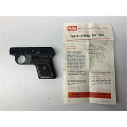 Webley Mark III .22 Sports Starting Pistol, top venting, with bakelite grips, boxed with instructions; and a reproduction Georgian Tower flintlock blunderbuss (2)
