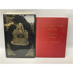 Six medal collectors reference books including Douglas-Morris Kenneth: Naval Medal 1857-1880. 1994 in slip-case; Casualty Roll For The Zulu and Basuto Wars South Africa 1877-79; Abbott P.E.: Recipients of the Distinguished Conduct Medal 1855-1909; Casualty Roll For The Crimea 1854-1855; and two others (6)