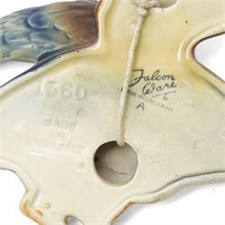 Sylvac - set of four graduated flying ducks, printed and impressed marks verso, largest W32cm (4)