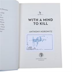 Anthony Horowitz 007 trilogy signed first edition hardbacks, comprising 'With a Mind to Kill' 'Trigger Mortis' and 'Forever and a Day', together with three further first editions 'The Word is Murder' 'The Killing Joke' and 'Necropolis'
