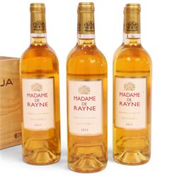 Madame de Rayne 2013 Sauternes, 750ml, 13.5% vol, six bottles
