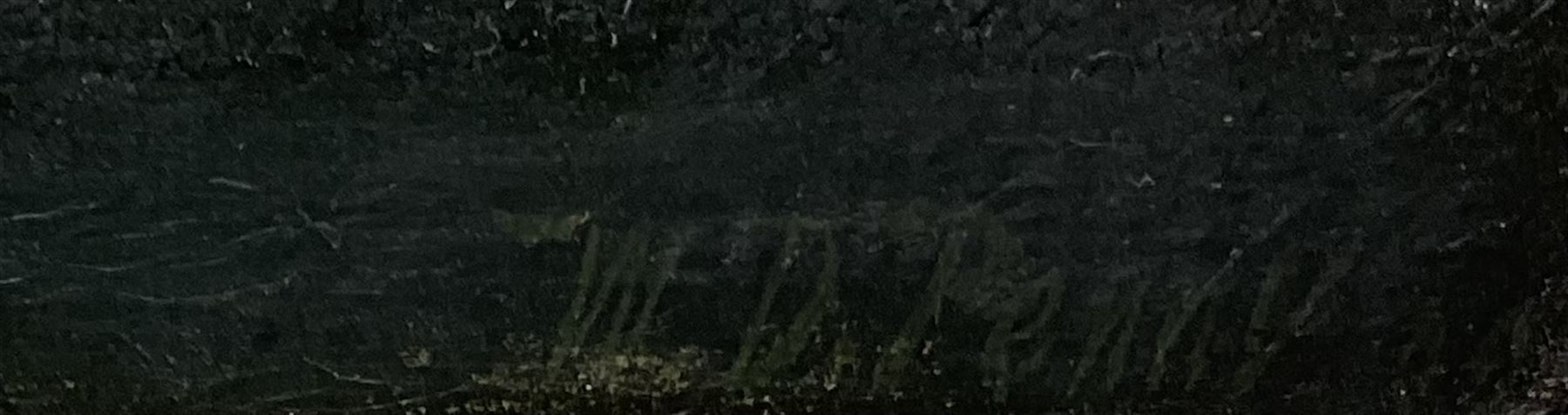 William Daniel Penny (British 1834-1924): Whitby Harbour by Moonlight, oil on canvas signed and dated '99, 22cm x 32cm
Notes: Penny was born in Caistor Lincolnshire but was listed in the Hull directories from 1869 as a Marine artist living in the City until the turn of the century when he became publican of the 'Artist's Rest' in Cross St., Aldborough, East Yorkshire