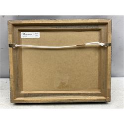 William Selby (Northern British 1933-): The Orchestra, oil on board signed 17cm x 23cm