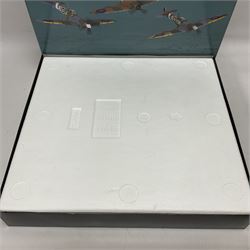 Corgi - Limited Edition Aviation Archive AA99189 70 Years of the Spitfire Johnnie Johnson 3 Piece Set - Mk1, MkVB & Mk1X - Plinth Mounted; in original box 
