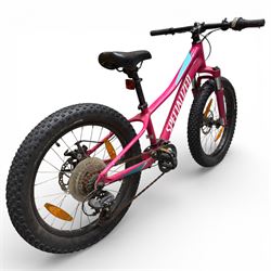 Specialized Riprock 20 Kids Mountain Bike Pink / Cherry with Front suspension