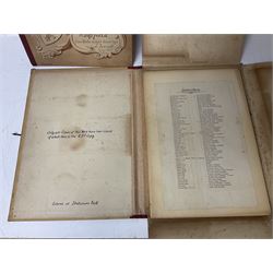 Louisa Fennell: 'Views of Wakefield', two volumes of unbound chromolithographs (2)