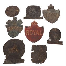 Eight 19th century tin fire insurance marks, comprising Phoenix Assurance Company Limited,...