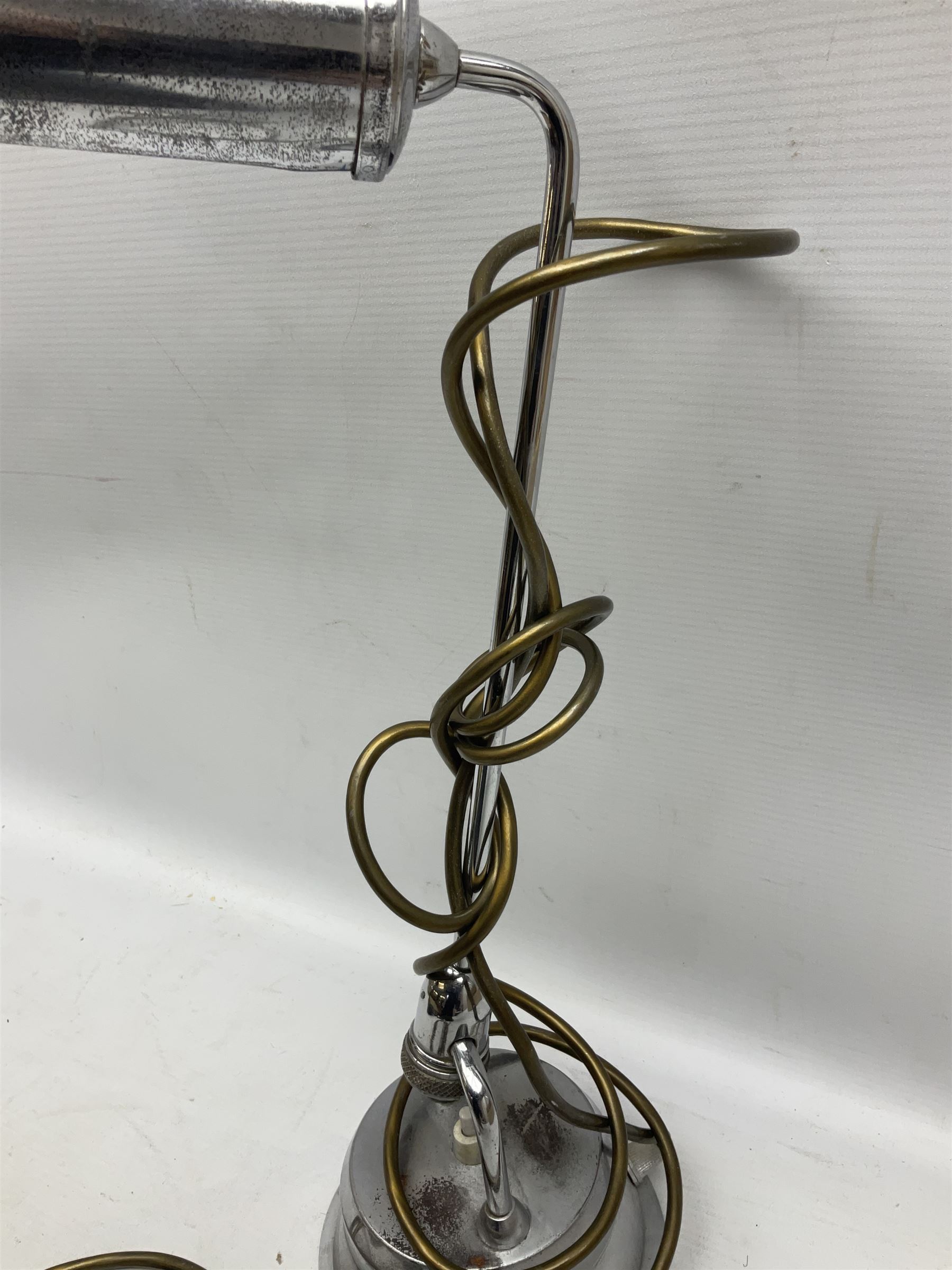 Quantity of post cards in six albums, local interest and photographic postcards, together with an art deco style table lamp