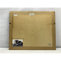 Allanson Hick (British 1898-1975): 'The Rose and Crown Beverley Bar', watercolour over pencil signed titled and dated 1935, 38cm x 50cm