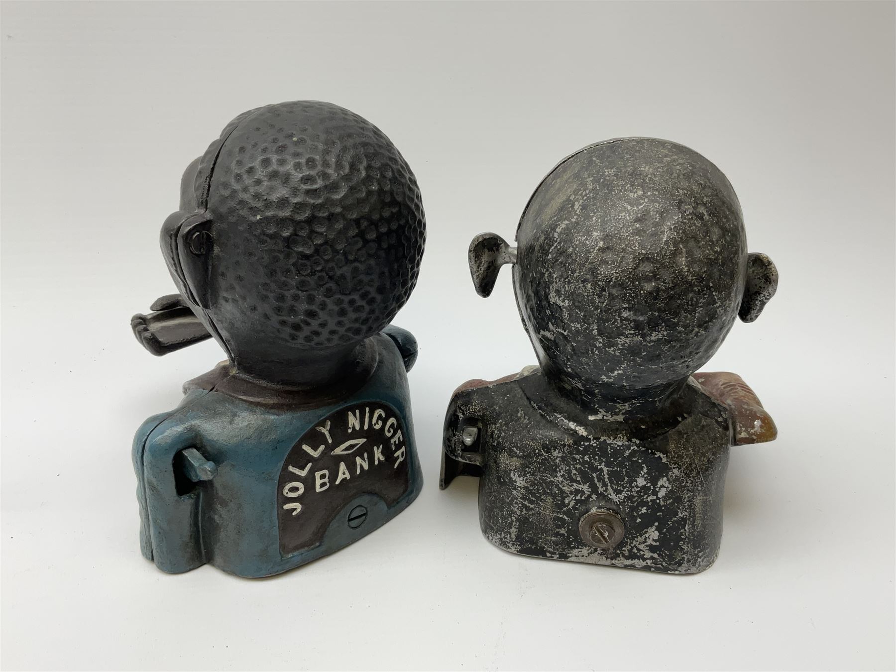 A 1940's American Starkies mechanical money box with rising hand
