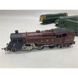 Various Makers ‘00’ gauge - eight locomotives to include G&R Wrenn Class N2 0-6-2T no.2385 in LMS black and Standard Tank Class 2-6-4 no.2679 in LMS crimson; Class 5 4-6-0 no.5112 in black livery; Mainline Railways Class 45 D49 ‘The Manchester Regiment’ in BR green; Airfix Class 31 D5531 in BR green; three further models (8)