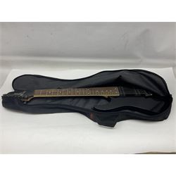Ibanez G10 427 electric seven-string guitar in black, serial no.I110304688; L100cm; in Stagg soft carrying case