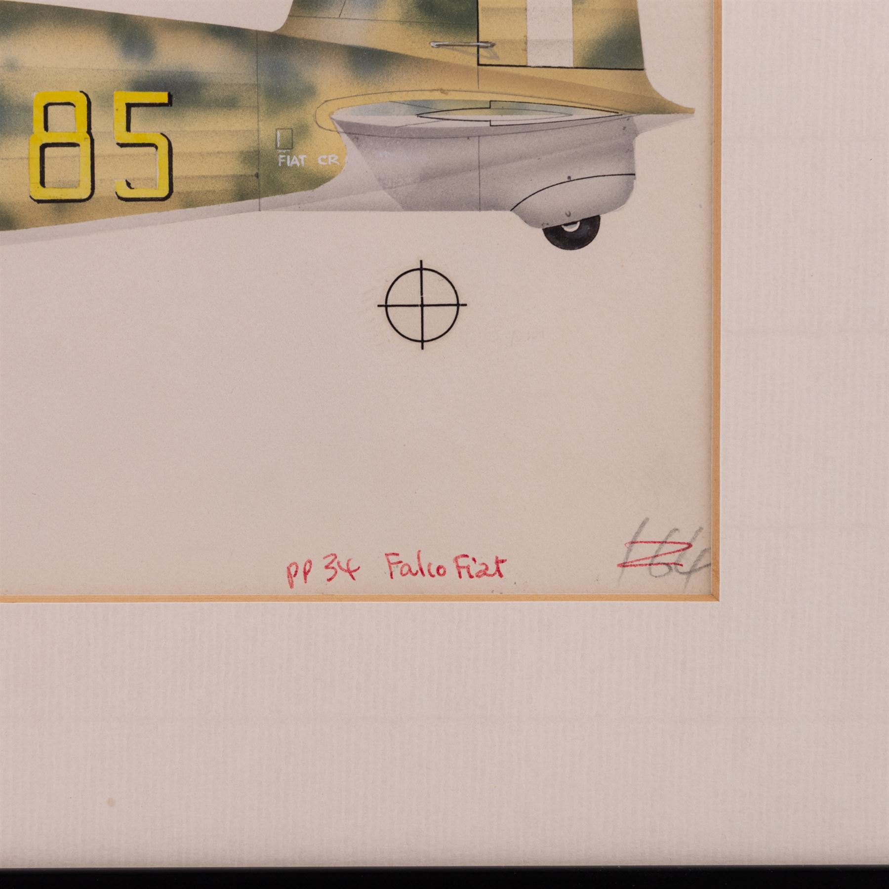 John Batchelor (British 1936-2019): Aircraft Studies, set of eleven gouaches variously signed and inscribed, max 35cm x 52cm (11)