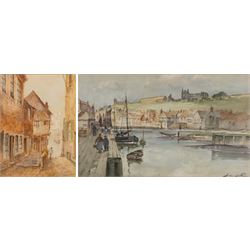 Thomas Swift Hutton (British 1860-1935): 'Whitby', watercolour signed, titled on the mount...