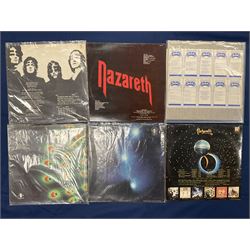 Nazareth vinyl LPs including 'Exercises', 'Raz Ama Naz', 'Loud 'N' Proud' etc (6)