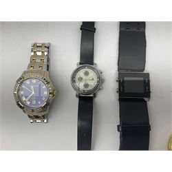 Collection of gents watches to include a Palfinger example, Sekonda, Hi-Tek, Panerai etc