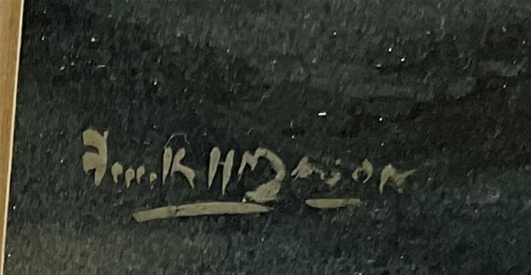 Frank Henry Mason (Staithes Group 1875-1965): Evening Seascape 'Southward - The Whaler', watercolour with gouache signed 19cm x 26cm 
Provenance: exh. London Sporting Gallery 1936