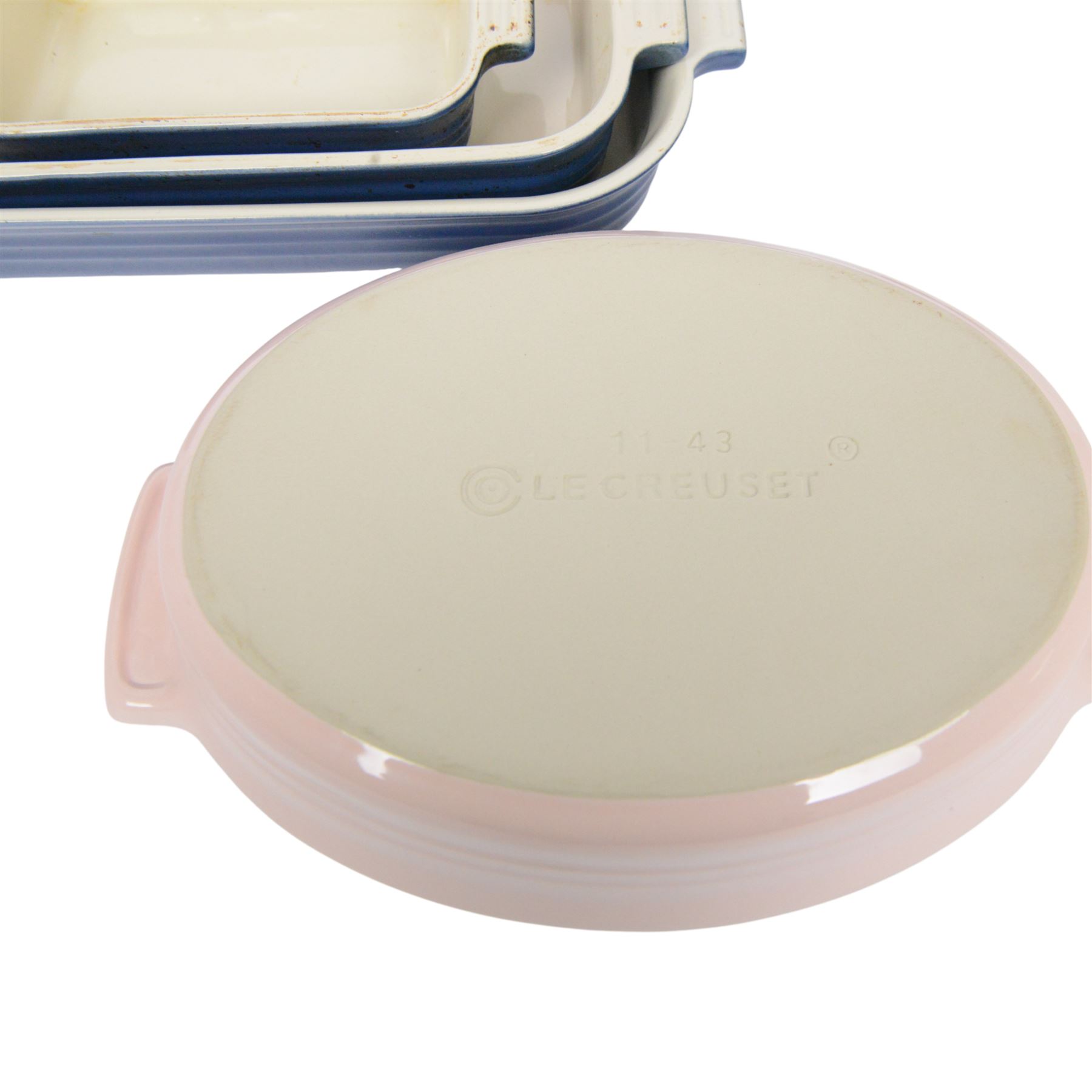 Le Creuset ceramic kitchen wares baking dishes, petit casseroles, jugs etc  