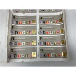 Collection of British stamps, to include Queen Elizabeth II mint decimal stamps, Victorian kiloware and others