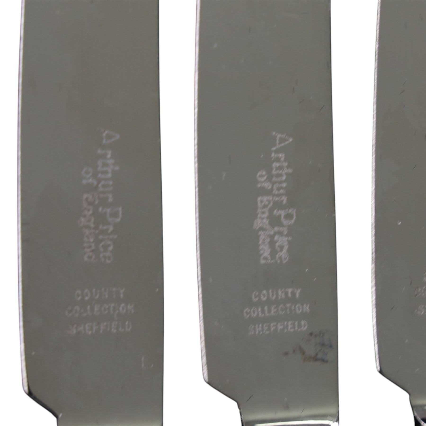 Arthur Price canteen of King's pattern cutlery