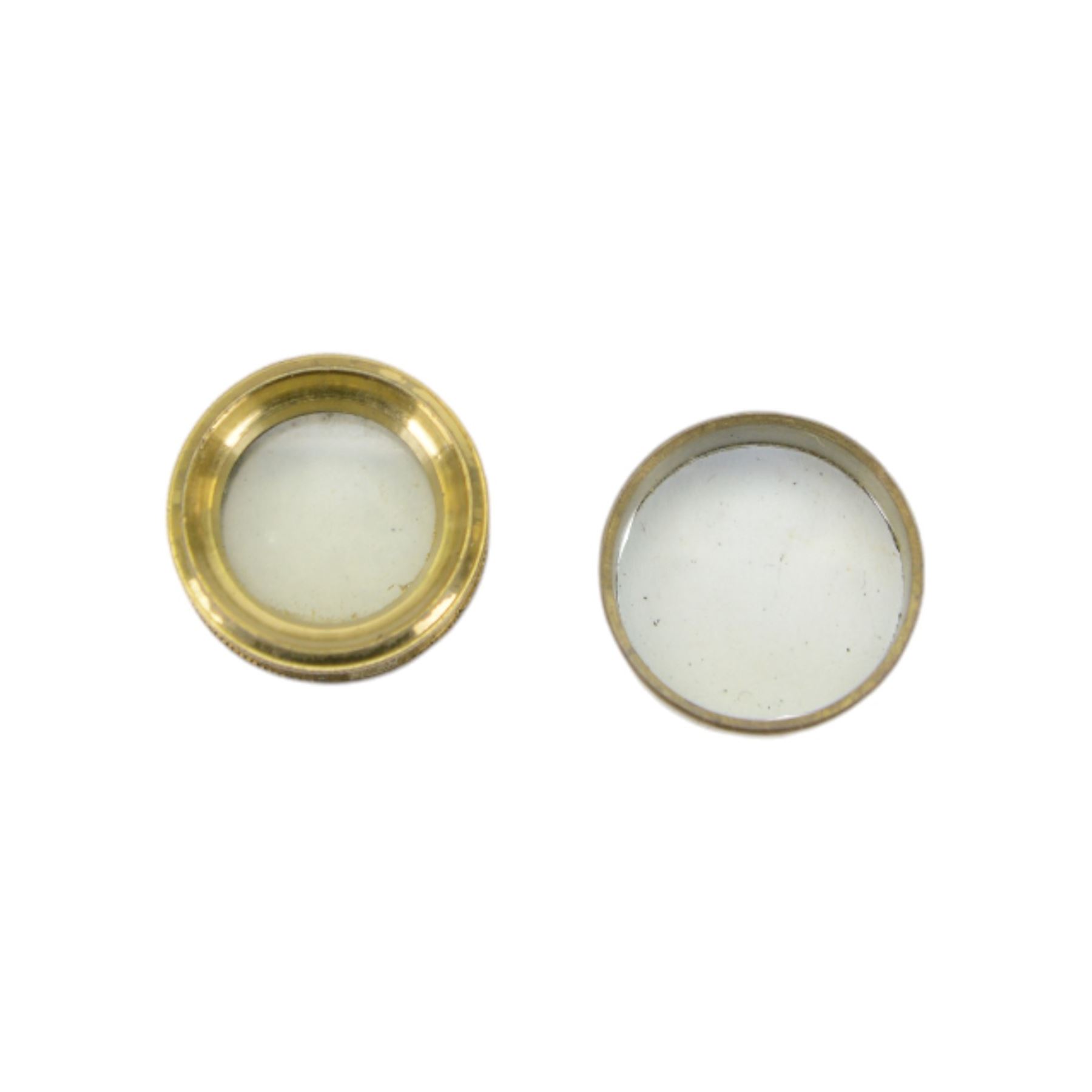 19th century portable brass microscope by J H Steward, 406 The Strand London, with four lenses, tweezers and a small collection of microscope slides, contained within a fitted wooden box