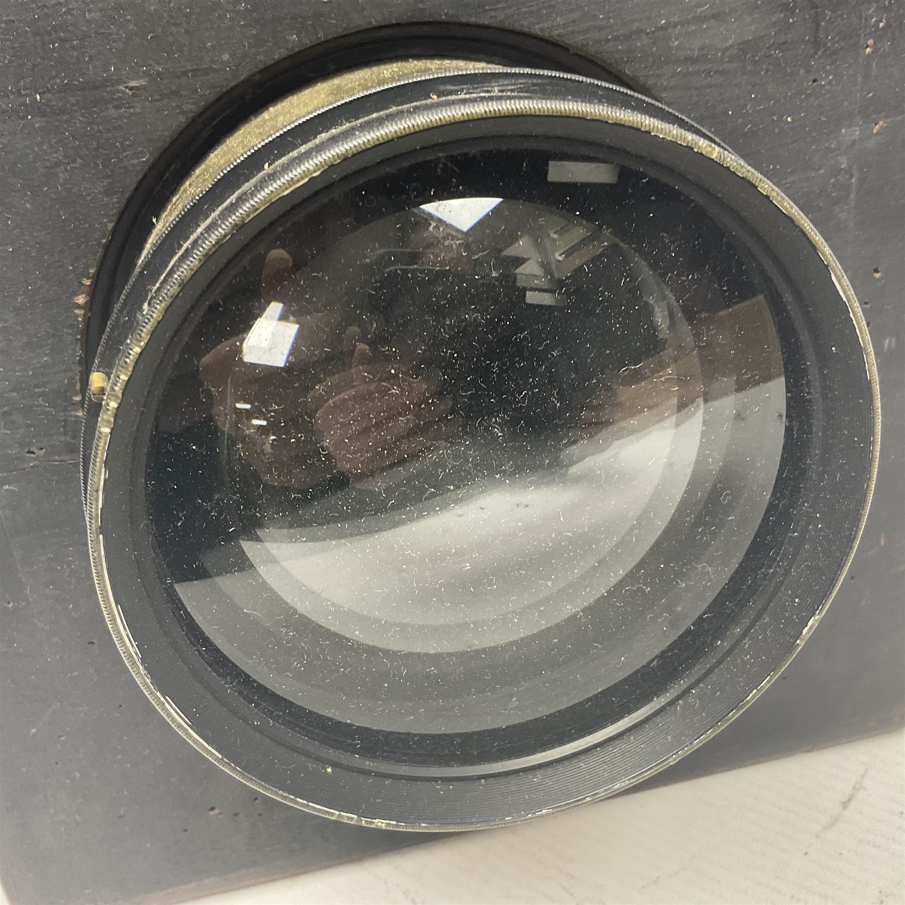 J H Dallmeyer London brass camera lens, engraved J H Dallmeyer London, No 63653, 3A Patent