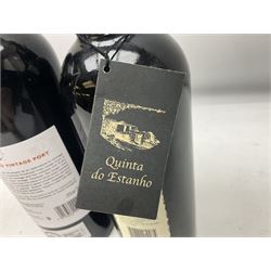 Mixed port, comprising Warre's 1977, vintage port, Quinta do Estanho, 1997, vintage port, Croft Quinta da Roeda, 2002, vintage port, Taylors, 1994, port and Taylors 2015, port, various contents and proof (5)