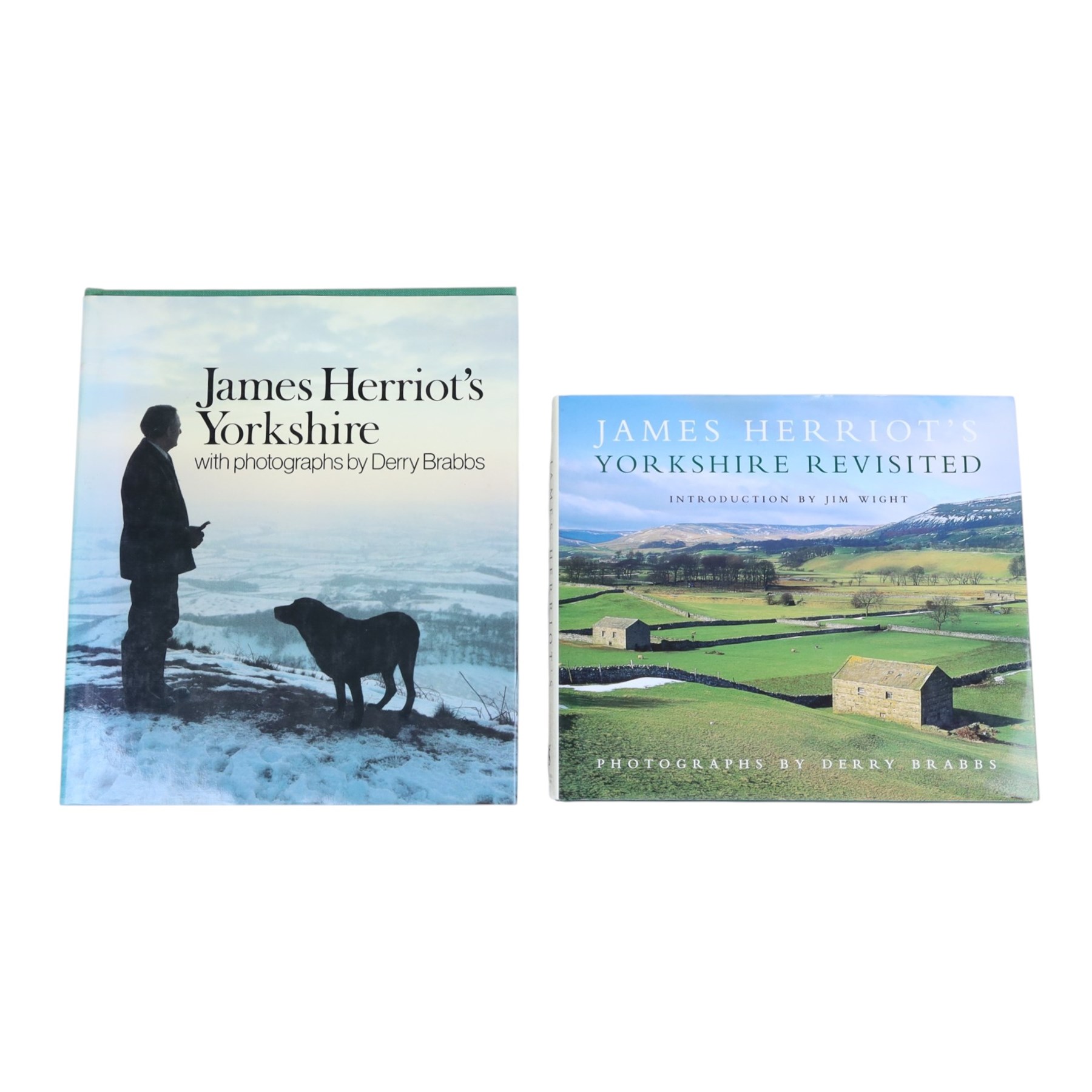 Collection of James Herriot books and memorabilia, to include first edition 'James Herriot's Yorkshire' signed by Christopher Timothy, first edition 'James Herriot's Yorkshire Revisited' signed by Herriot's children Jim and Rosie, framed montages signed by Channel 5 series actors, and others
Notes: Christopher Timothy played James Herriot in BBC 1's 1978 series 'All Creatures Great and Small'.
