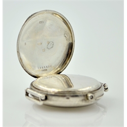  Longines silver wristwatch, import marks London 1932 retailed Manoah Rhodes Bradford, lugs and outer case hallmarked  