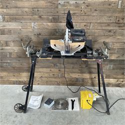 Delta SideKick 110V 250mm compound slide chop saw, with stand