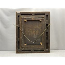 Circle of John Atkinson Grimshaw (British 1836-1893): Autumnal Evening scene near Roundhay, oil on canvas unsigned 60cm x 44cm