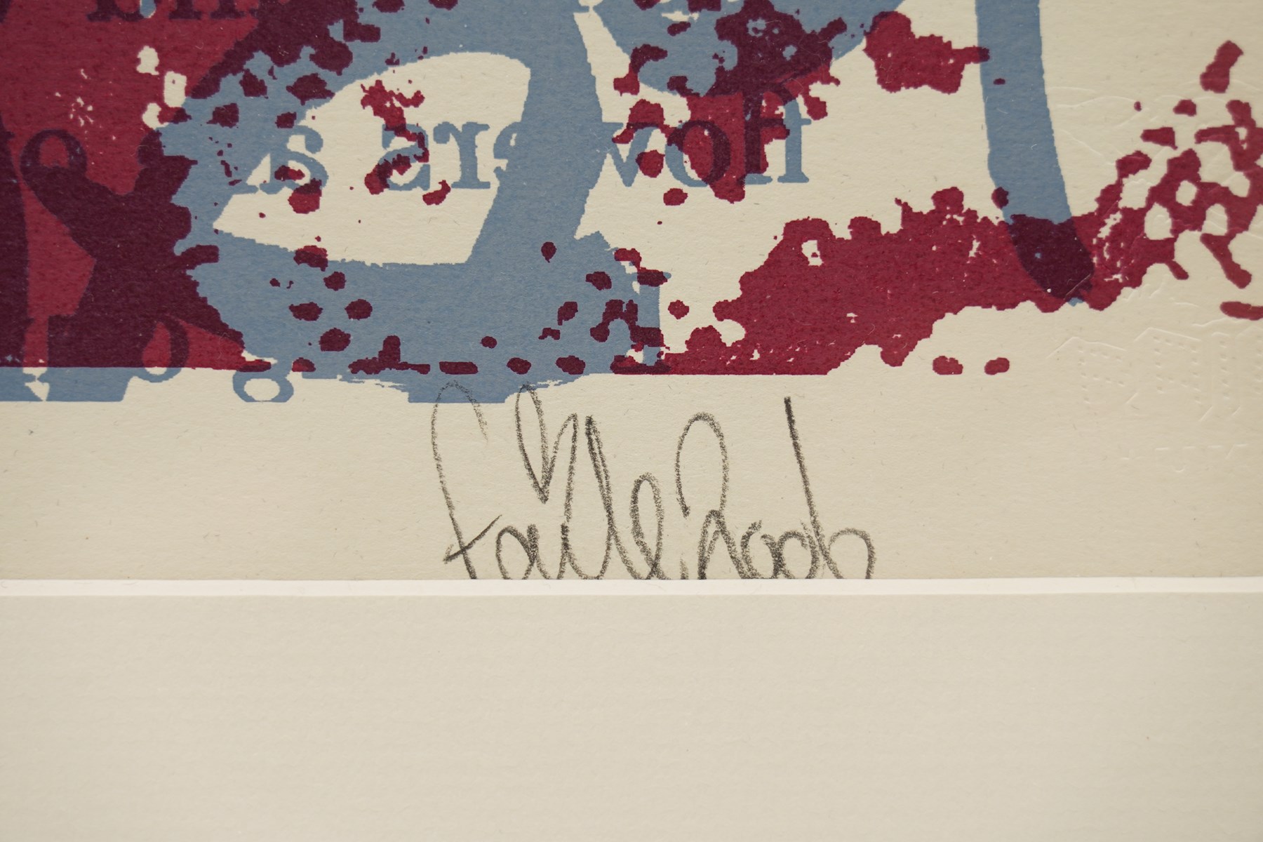 Patrick McNiel (American Contemporary) and Patrick Miller (American Contemporary) 'Faile': Macbeth, limited edition coloured screenprint signed dated 2006 and numbered 158/250 in pencil 66cm x 47.5cm