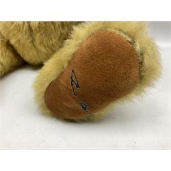 Four modern limited edition teddy bears - two by Russ Berrie, 'Hanley' H56cm and 'Barrymore'; Hermann with growler mechanism; and Northumberland Bearcraft 'Seaton' No.24/50 (4)