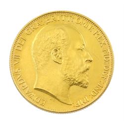 King Edward VII 1902 matt proof long coin set, comprising gold half sovereign, sovereign, two pounds and five pounds, silver maundy money set, sixpence, shilling, florin, halfcrown and crown, housed in the official dated case of issue