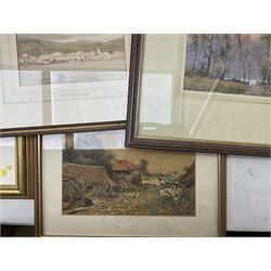 Collection of original watercolours, artists to include Joseph Haslam Hawkswoth (British 1827-1908), Norman Wilkinson, Moffat Peter Lindner (British 1852-1949), Albert Charles Dodds, Miller Smith etc (13)