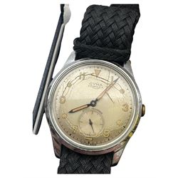 Seiko titanium wristwatch, together with a quartz wristwatch, Cyma Triplex manual wind wristwatch and three others, including Citizen and a fob watch