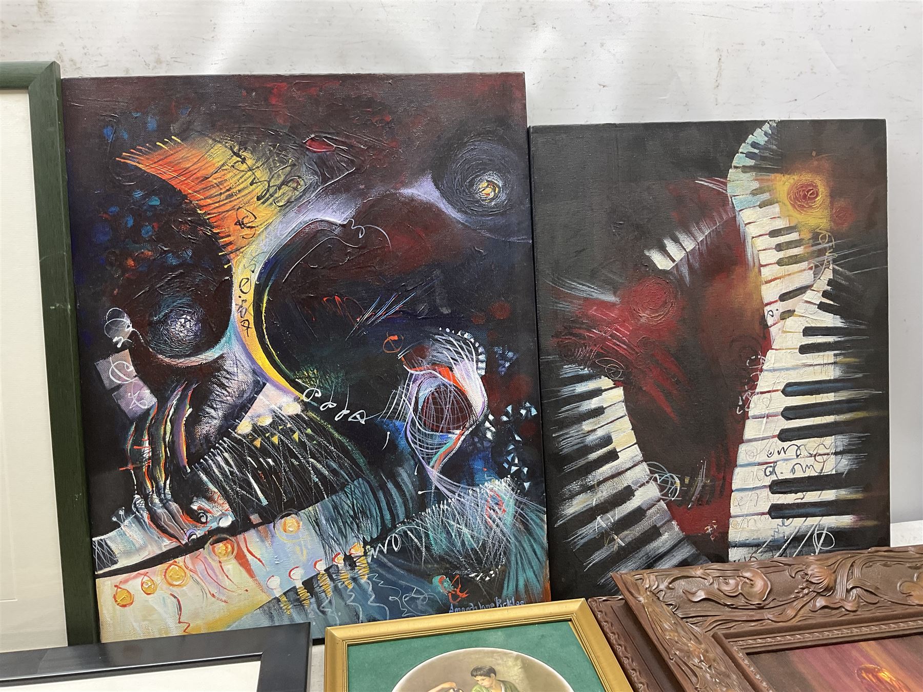 Collection of original oils and watercolours, artists to include Amada Pickles, Angela McCall, Dianne Heap and others (11)