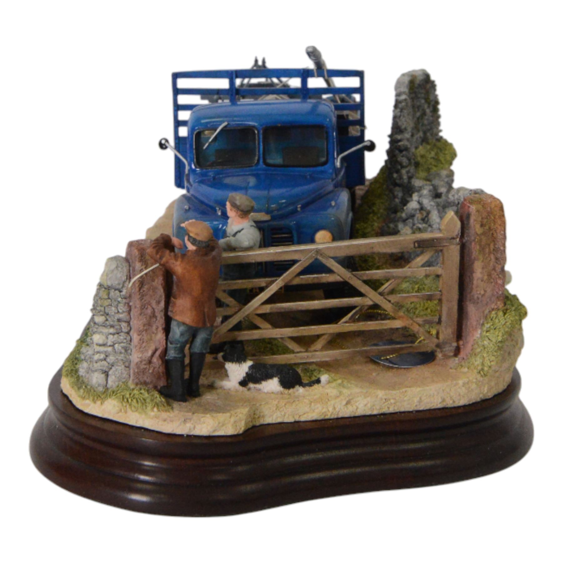 Limited edition Border Fine Arts '3 Mile Back Up T' Road' no. B1001, designed by Ray Ayres, limited edition no. 79/500, with box and certificate of authenticity