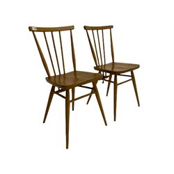 Pair of 1960’s Ercol stick back chairs