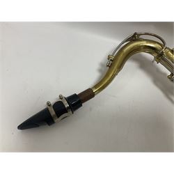 Lafleur by Boosey & Hawkes student tenor saxophone in fitted case with accessories, built in Czechoslovakia
 