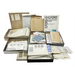 Mostly Great British Queen Elizabeth II pre and post decimal mint stamps, including part sheets, marginal blocks, traffic light blocks, stamp booklets etc, in one box
