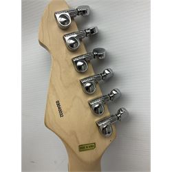 Korean Peavey EXP Telecaster style electric guitar serial no.03040032 L98cm; in Stagg soft carrying case