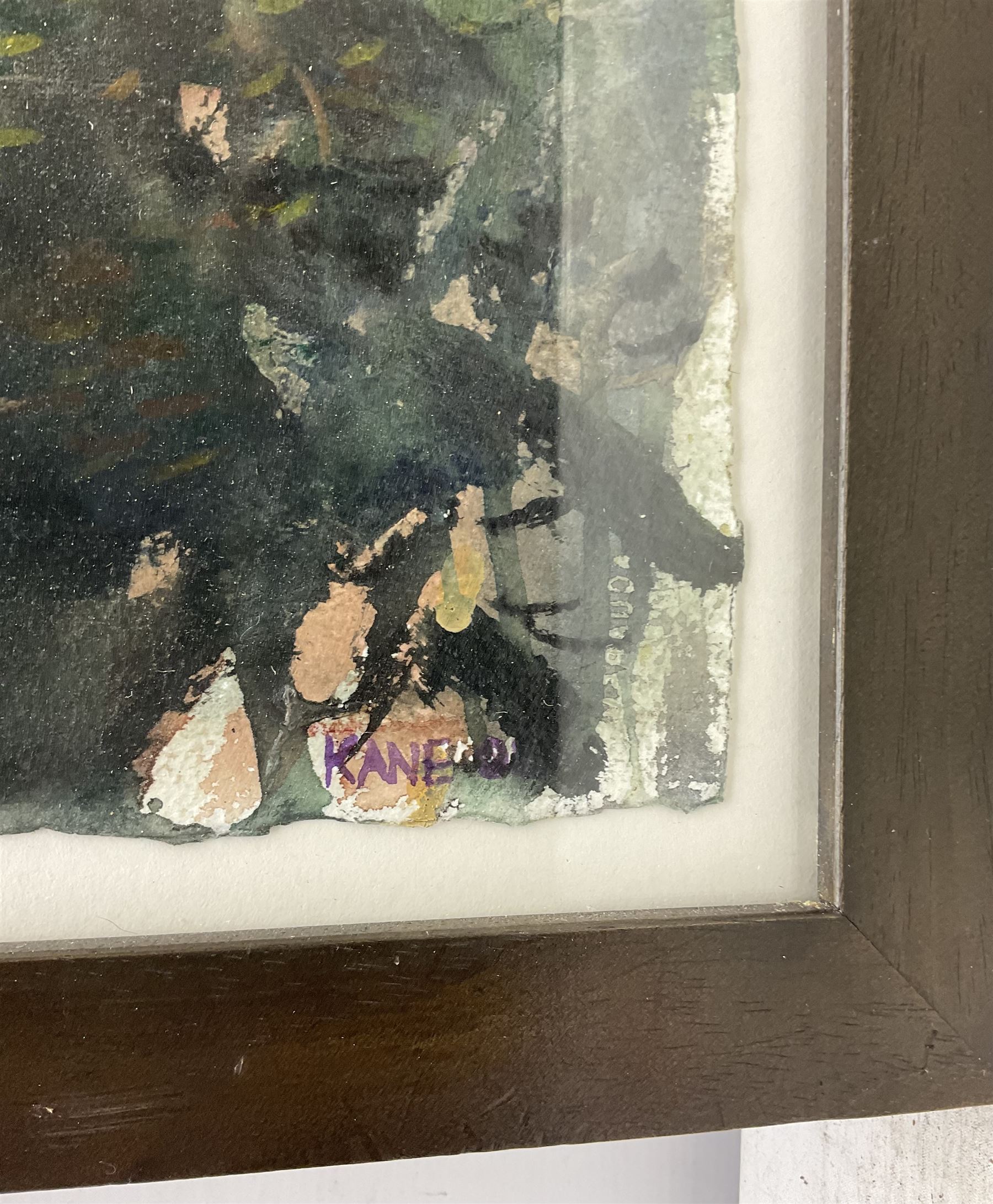 Kane Cunningham (British 1961-): 'Troutsdale Valley Woods', watercolour signed and dated '06, titled verso 105cm x 75cm